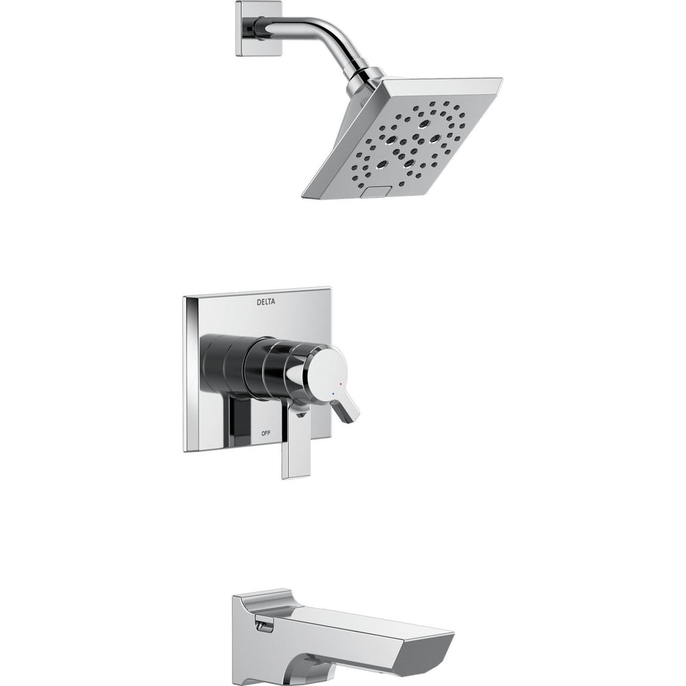 Delta Pivotal 17 Series Tub And Shower Trim - Chrome