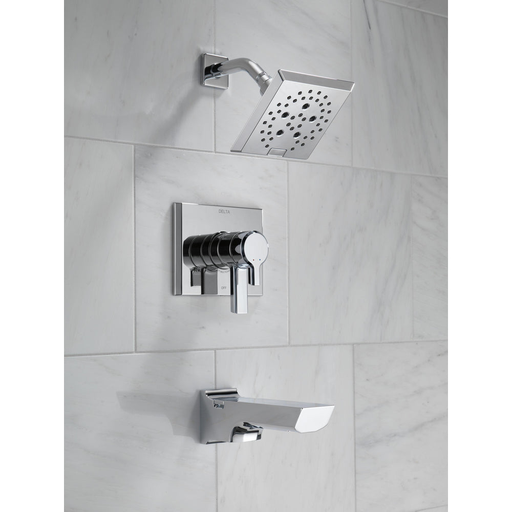 Delta Pivotal 17 Series Tub And Shower Trim - Chrome
