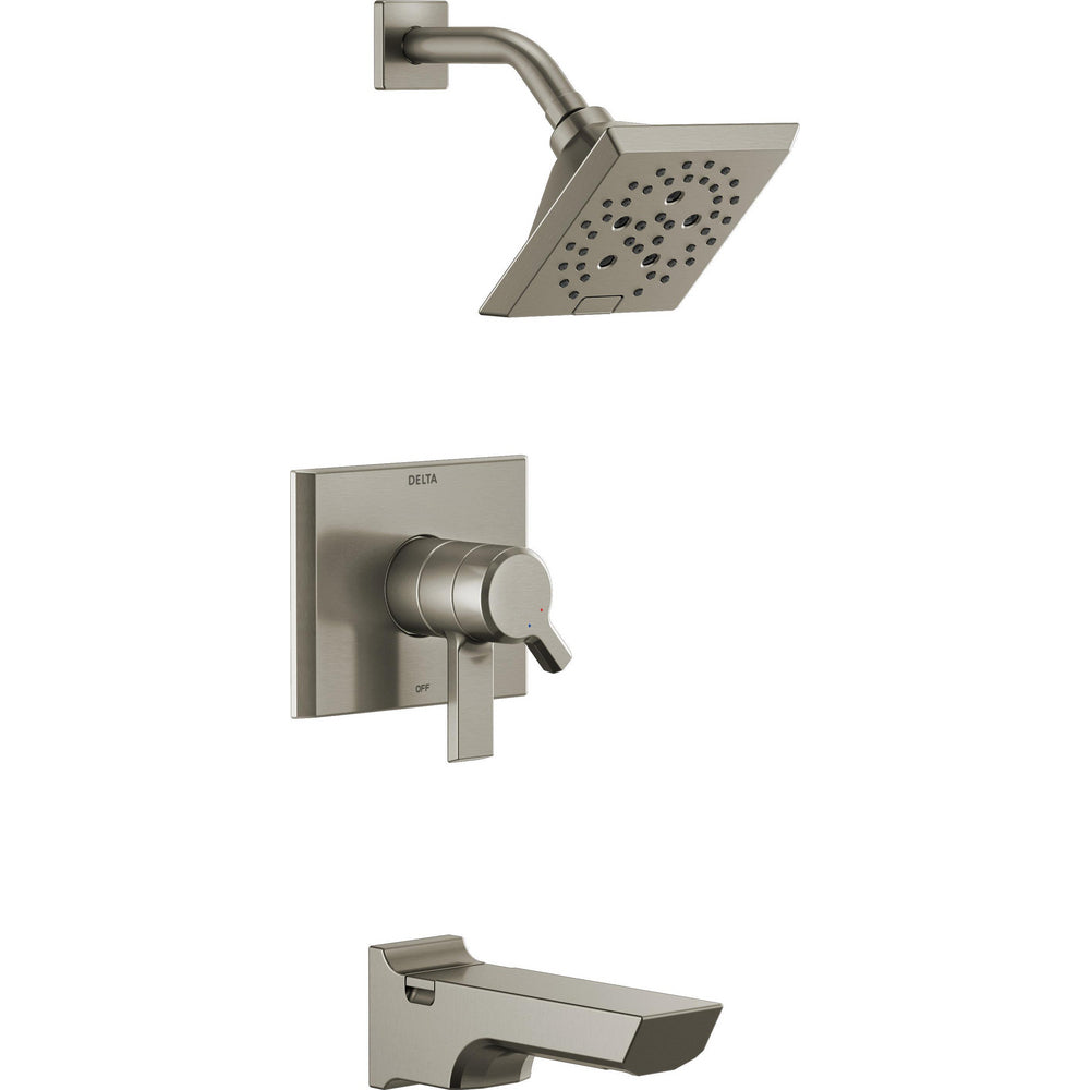 Delta Pivotal 17 Series Tub And Shower Trim - Stainless