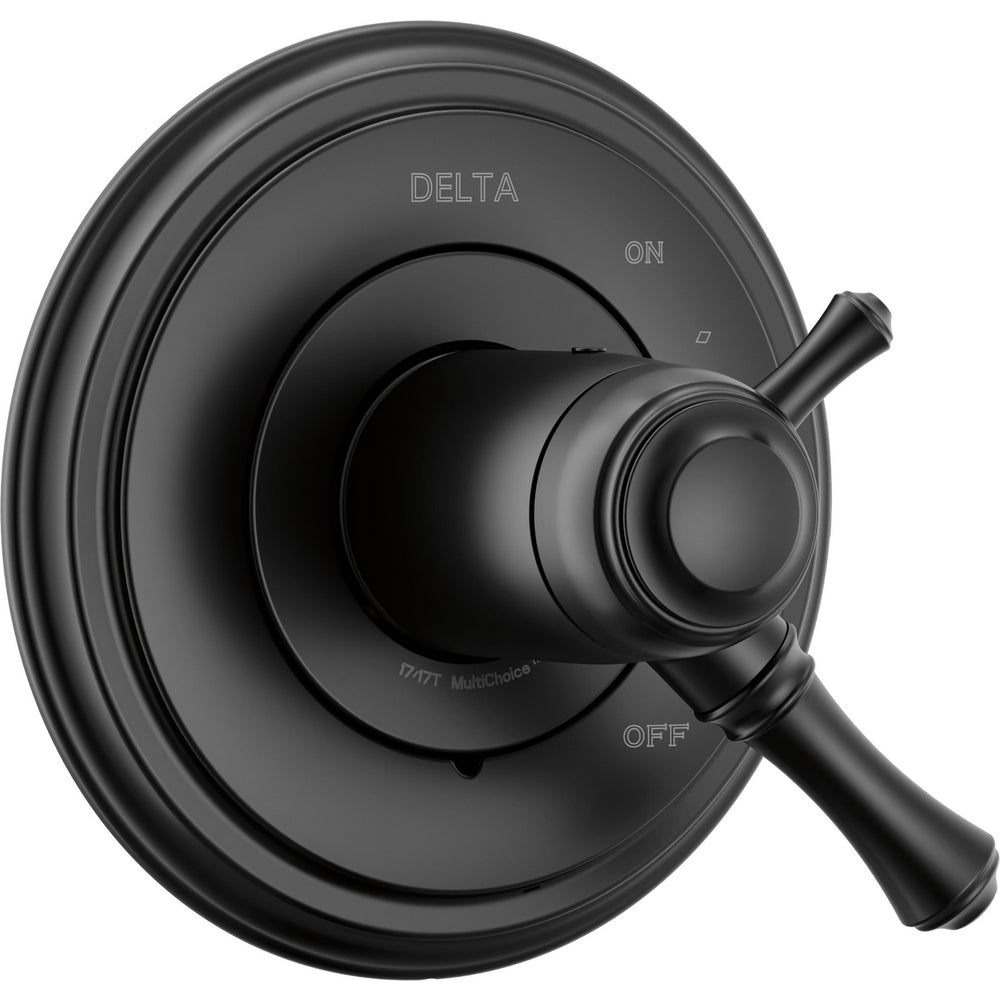 Delta Cassidy 17T Series Mc Valve Trim - Matte Black