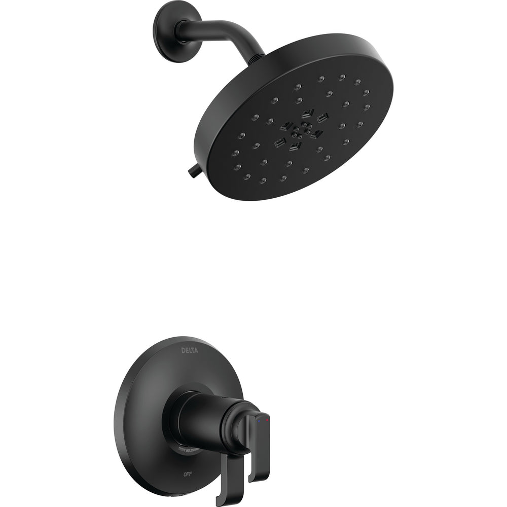 Delta Tetra 17T Series Shower Trim - Matte Black