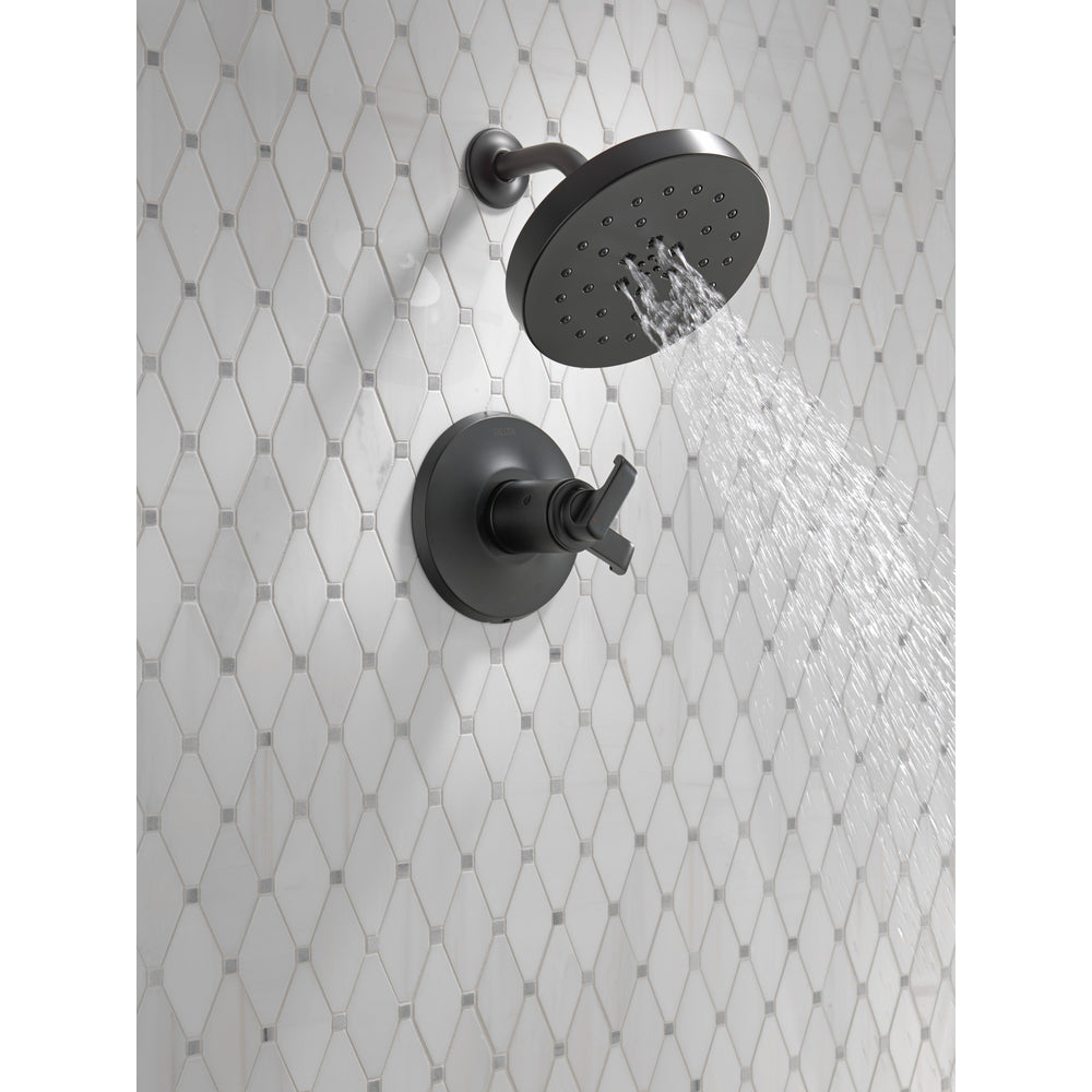 Delta Tetra 17T Series Shower Trim - Matte Black