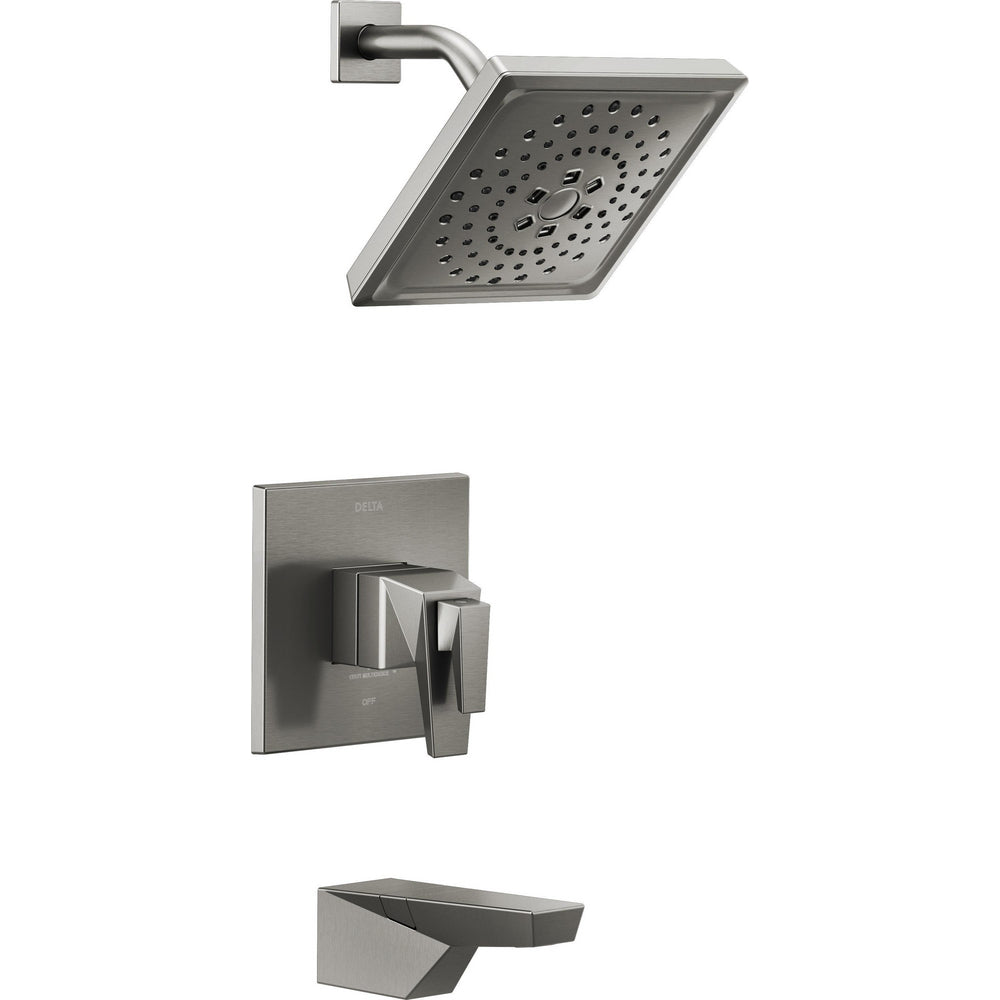 Delta Trillian 17T Series H2Okinetic Tub/Shower Trim - Black Stainless