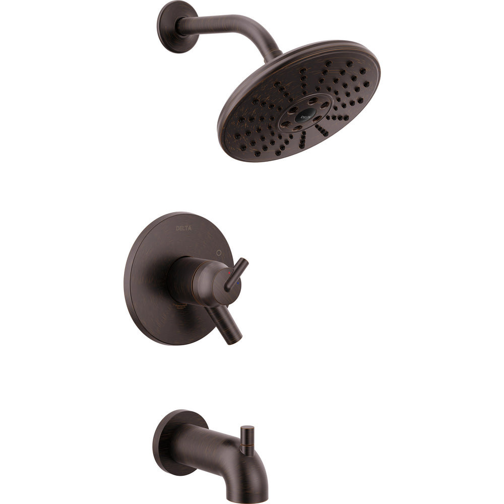 Delta Trinsic Thermostatic Tub And Shower Trim T17T459 - Venetian Bronze