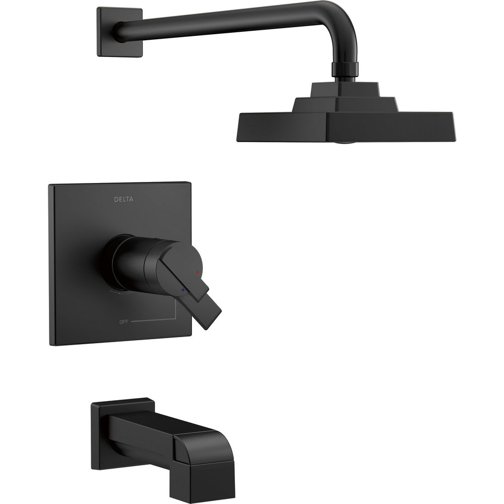 Delta Ara 17T Series Mc Tub Shower Trim - Matte Black