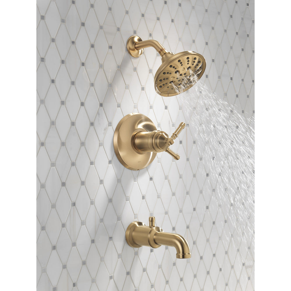 Delta Broderick 17T Series Tub Shower Trim - Champagne Bronze