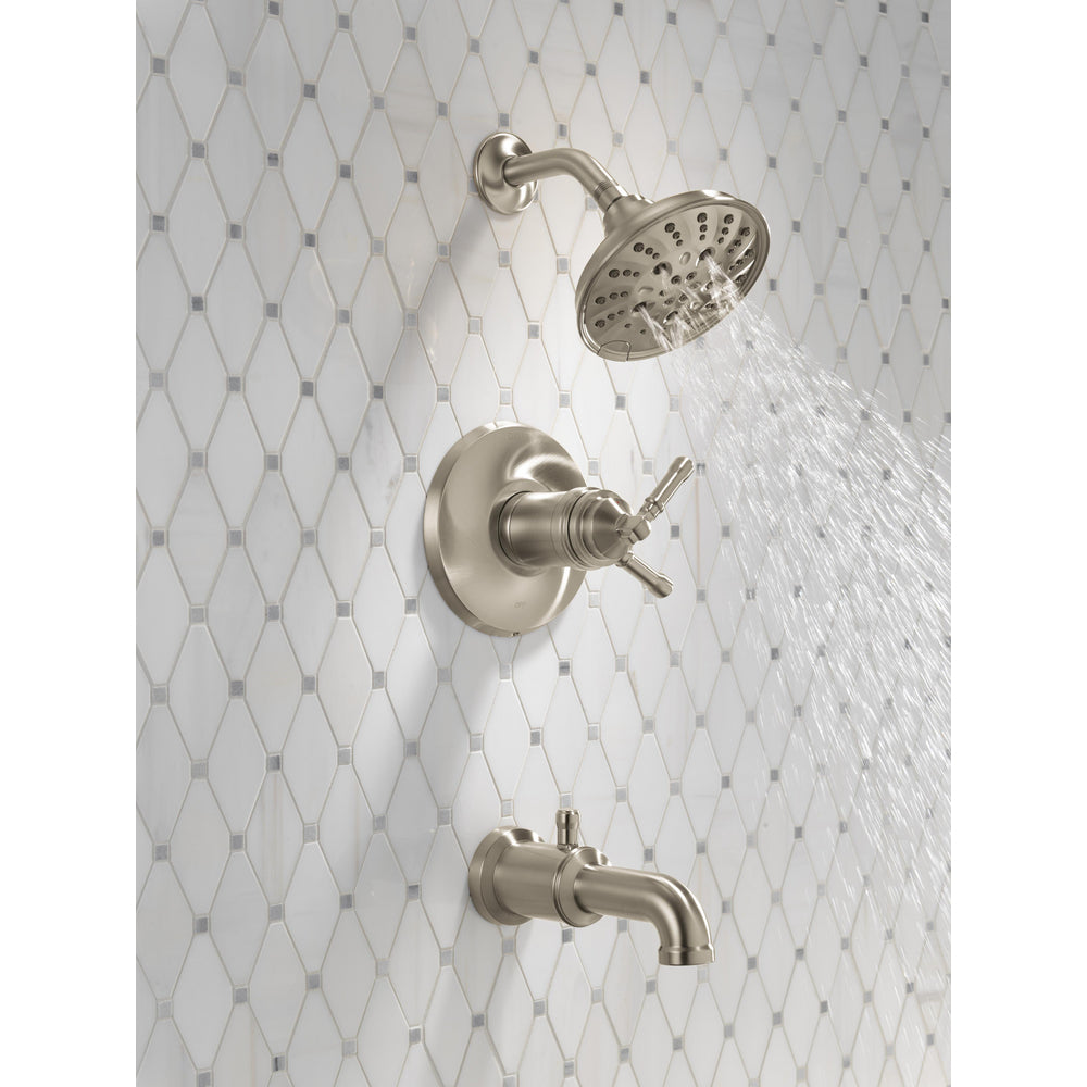 Delta Broderick 17T Series Tub Shower Trim - Stainless