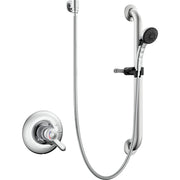 Delta Commercial T17TH155-20C-1.5 Shower Trim with Hand Shower and Grab Bar