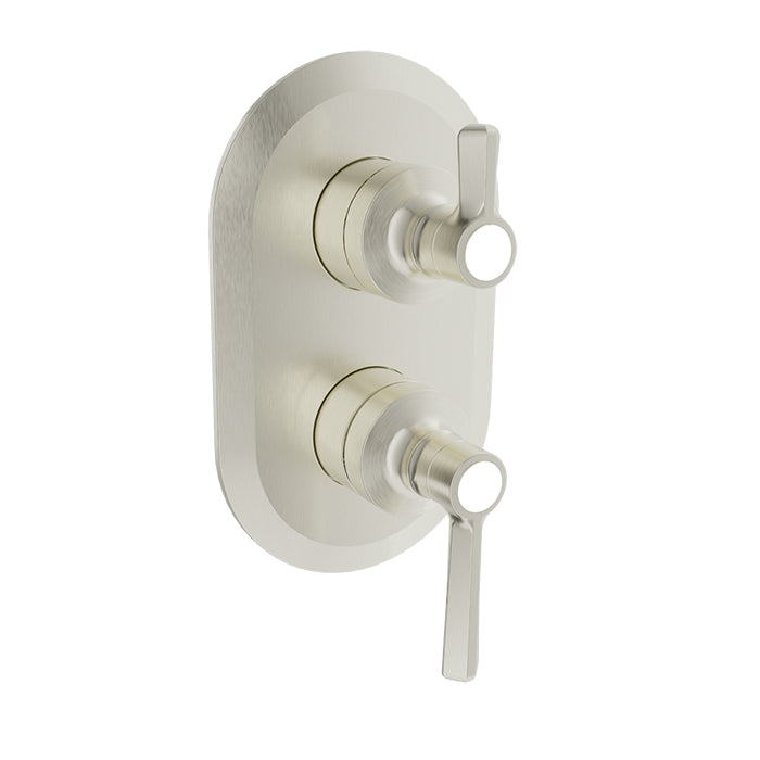 Baril BEAUMONT B20 Trim Only for Pressure-Balanced Shower Control Valve with 2-way Diverter T20-9184-00 in Brushed Nickel