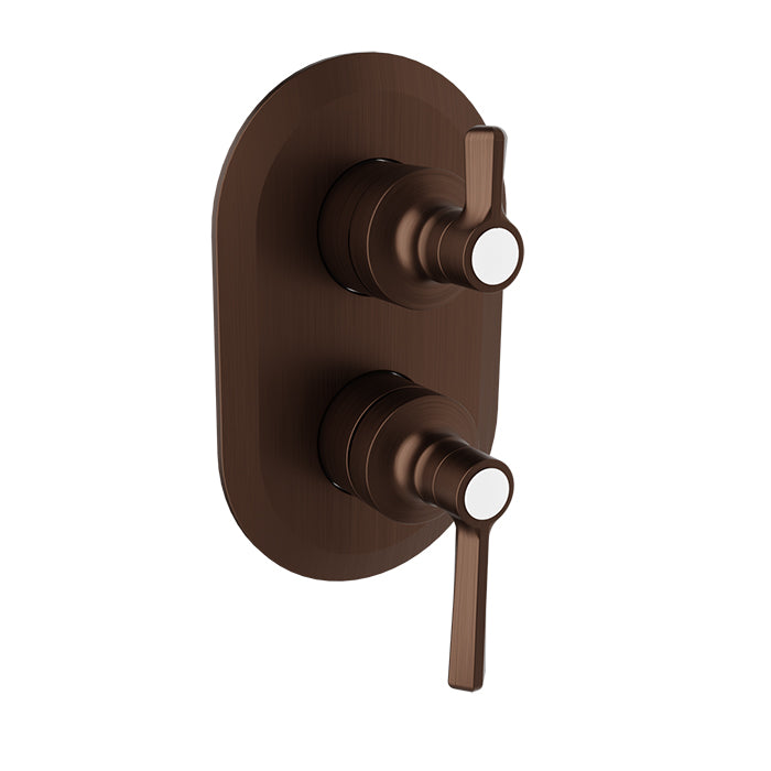 Baril BEAUMONT B20 Trim Only for Pressure-Balanced Shower Control Valve with 2-way Diverter T20-9184-00 in Venetian Bronze