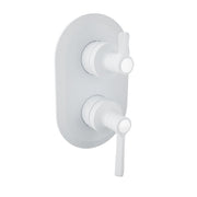 Baril BEAUMONT B20 Trim Only for Pressure-Balanced Shower Control Valve with 3-way Diverter T20-9194-00 in White