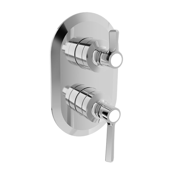 Baril BEAUMONT B20 Trim Only for Pressure-Balanced Shower Control Valve with 3-way Diverter T20-9194-00 in Chrome