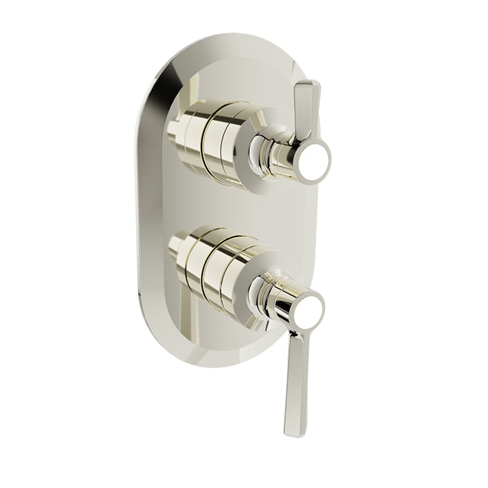 Baril BEAUMONT B20 Trim Only for Pressure-Balanced Shower Control Valve with 3-way Diverter T20-9194-00 in Polished Nickel