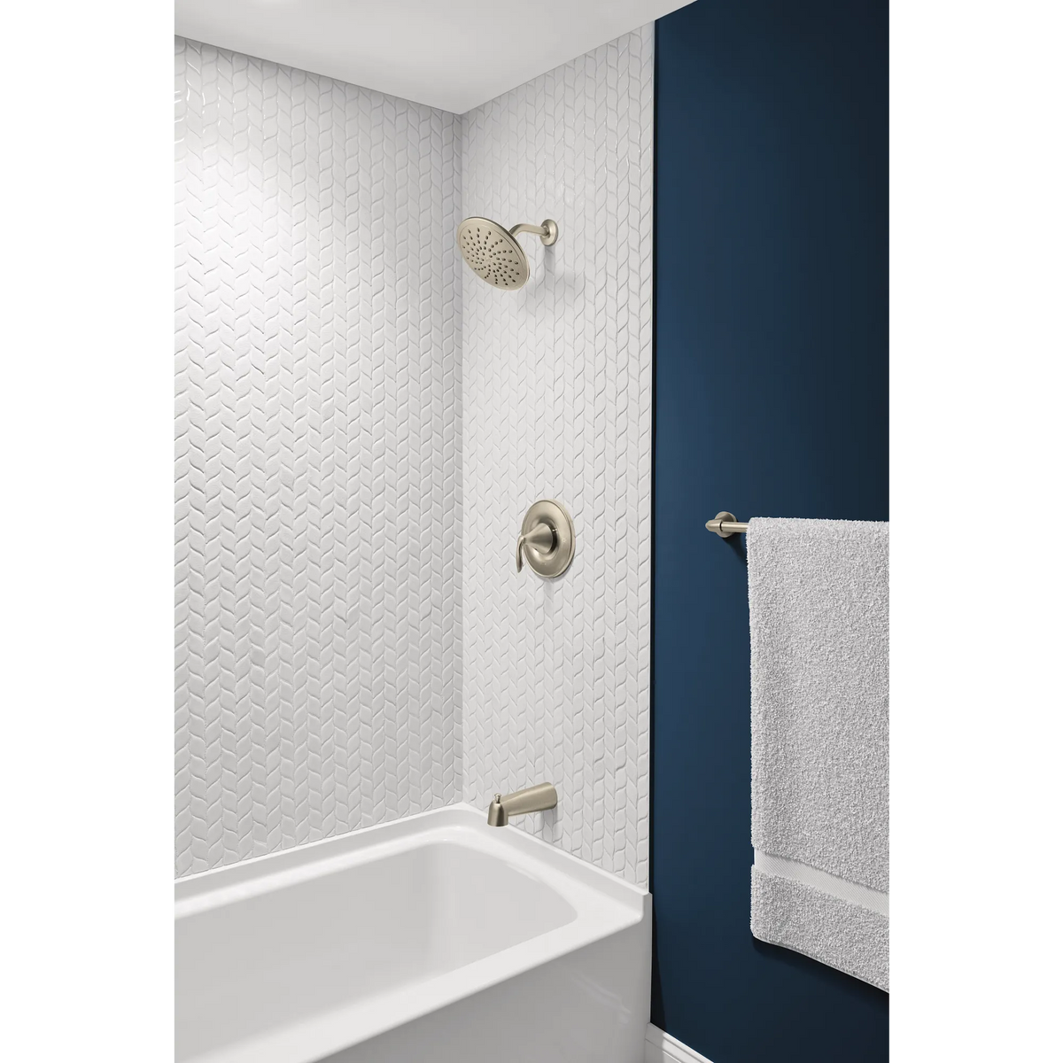 Moen Eva Posi-Temp Eco-Performance Tub/Shower T2233EP in Brushed Nickel (T2233EPBN) - view 2
