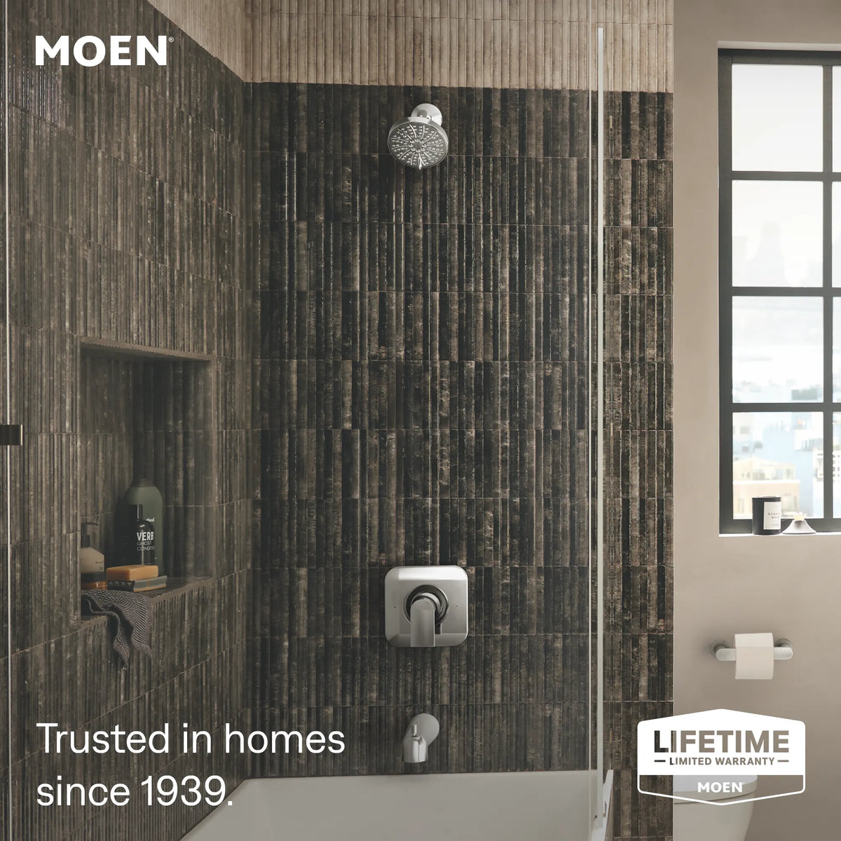 Moen Genta LX Posi-Temp Eco-Performance Tub/Shower T2473EP in Chrome (T2473EP) - view 2