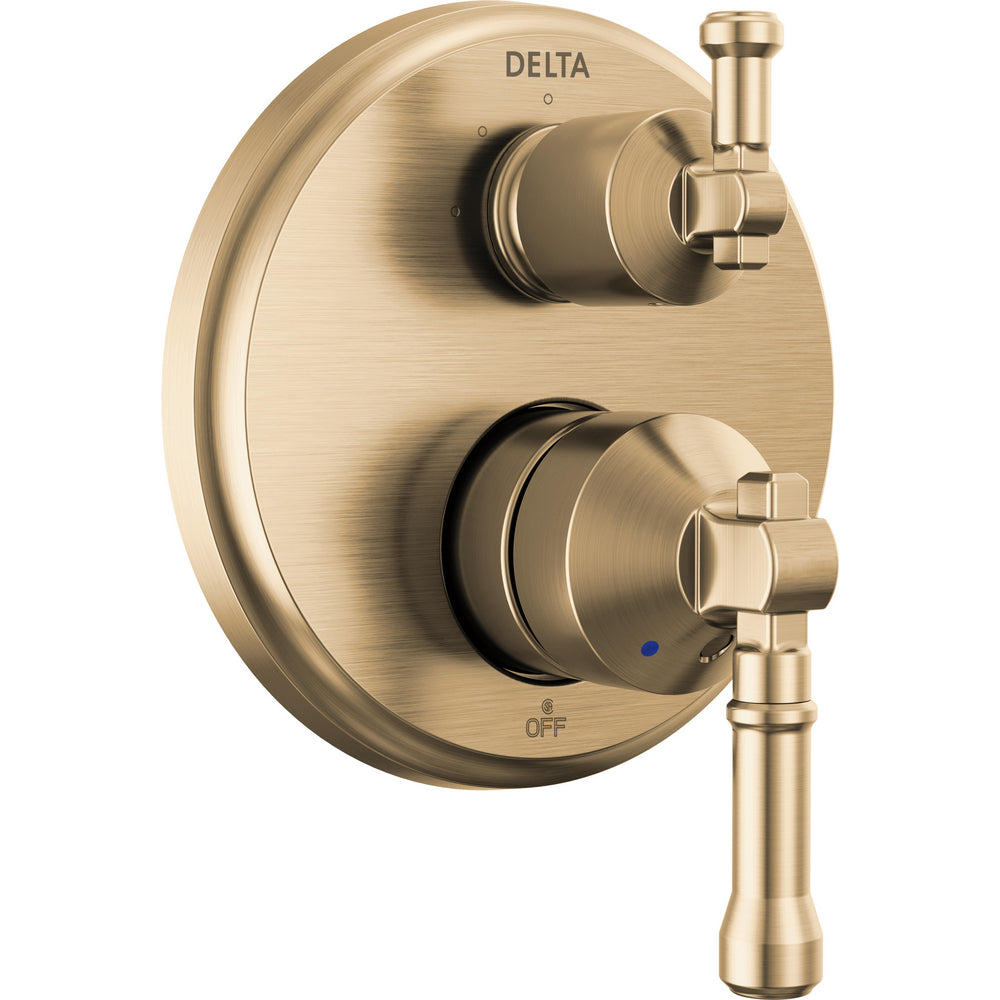 Delta Broderick 14 Series Integrated Diverter Trim 3-Set - Champagne Bronze