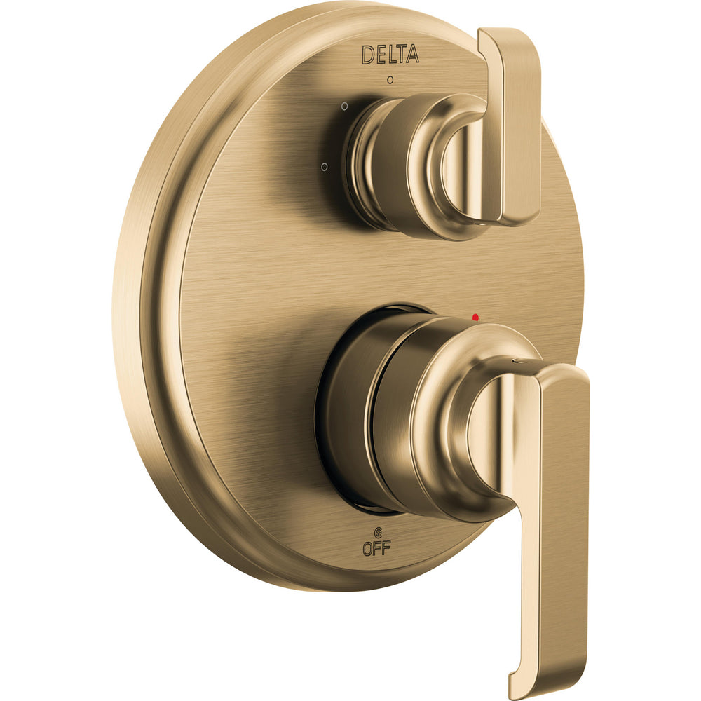 Delta Tetra 14 Series Integrated Diverter Trim 3-Set - Champagne Bronze