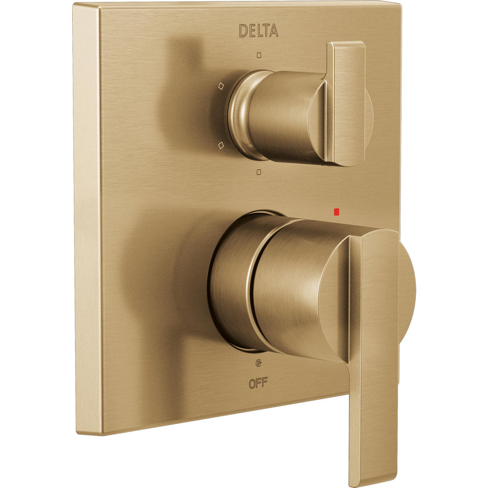 Delta Monitor 14 Series With 6 Setting Diverter Trim - Champagne Bronze
