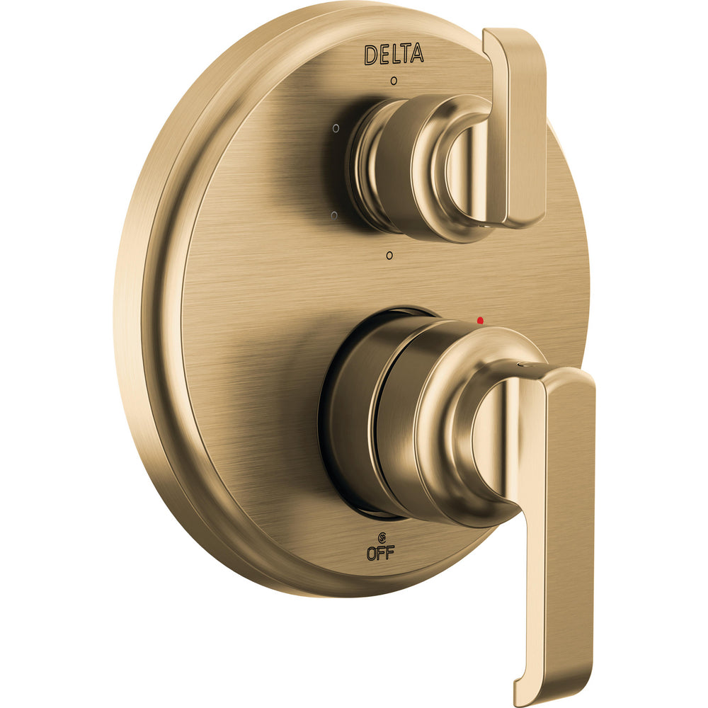 Delta Tetra 14 Series Integrated Diverter Trim 6-Set - Champagne Bronze