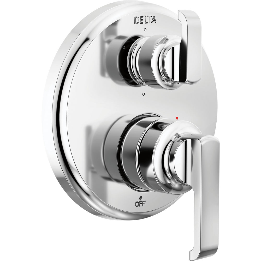 Delta Tetra 14 Series Integrated Diverter Trim 6-Set - Chrome