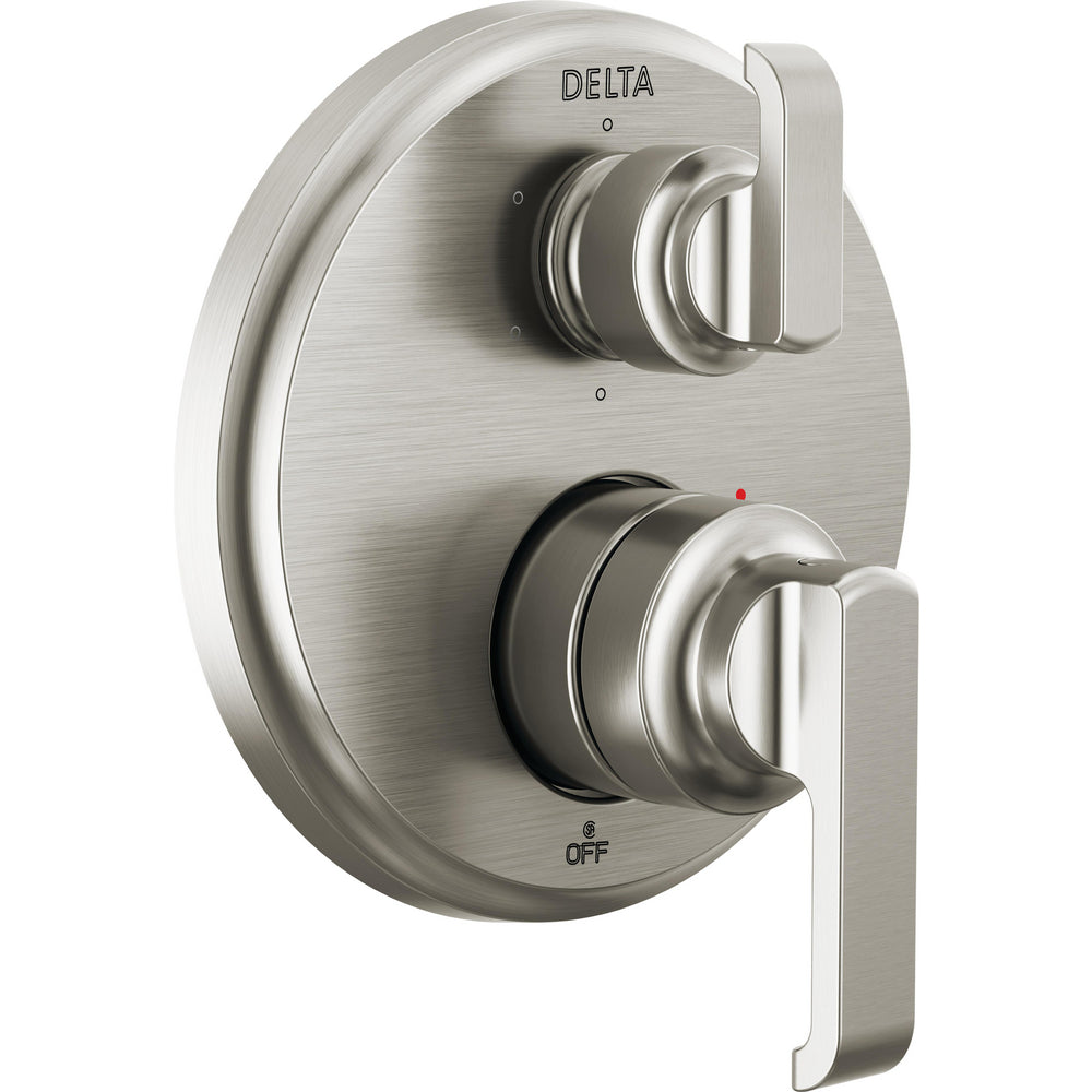 Delta Tetra 14 Series Integrated Diverter Trim 6-Set - Stainless