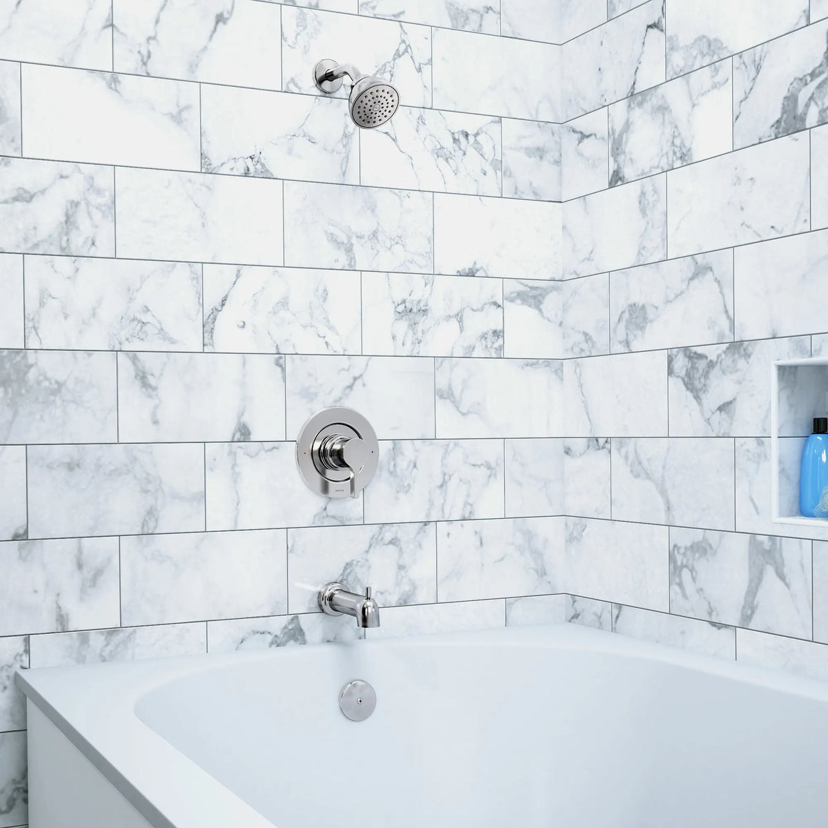 Moen Vichy Posi-Temp Eco-Performance Tub/Shower T2663EP in Chrome (T2663EP) - view 2