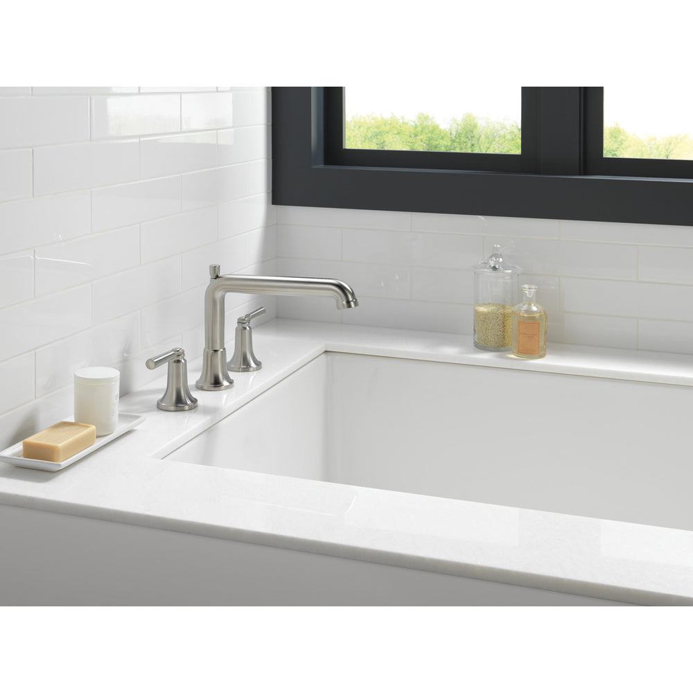 Delta Saylor 3-Hole Roman Tub Trim - Stainless