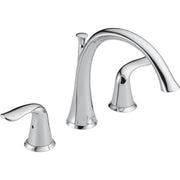 Delta Lahara Two Handle Roman Tub Faucet Trim - Chrome