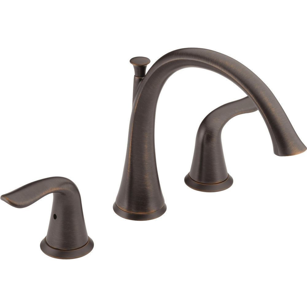 Delta Lahara Two Handle Roman Tub Faucet Trim - Venetian Bronze