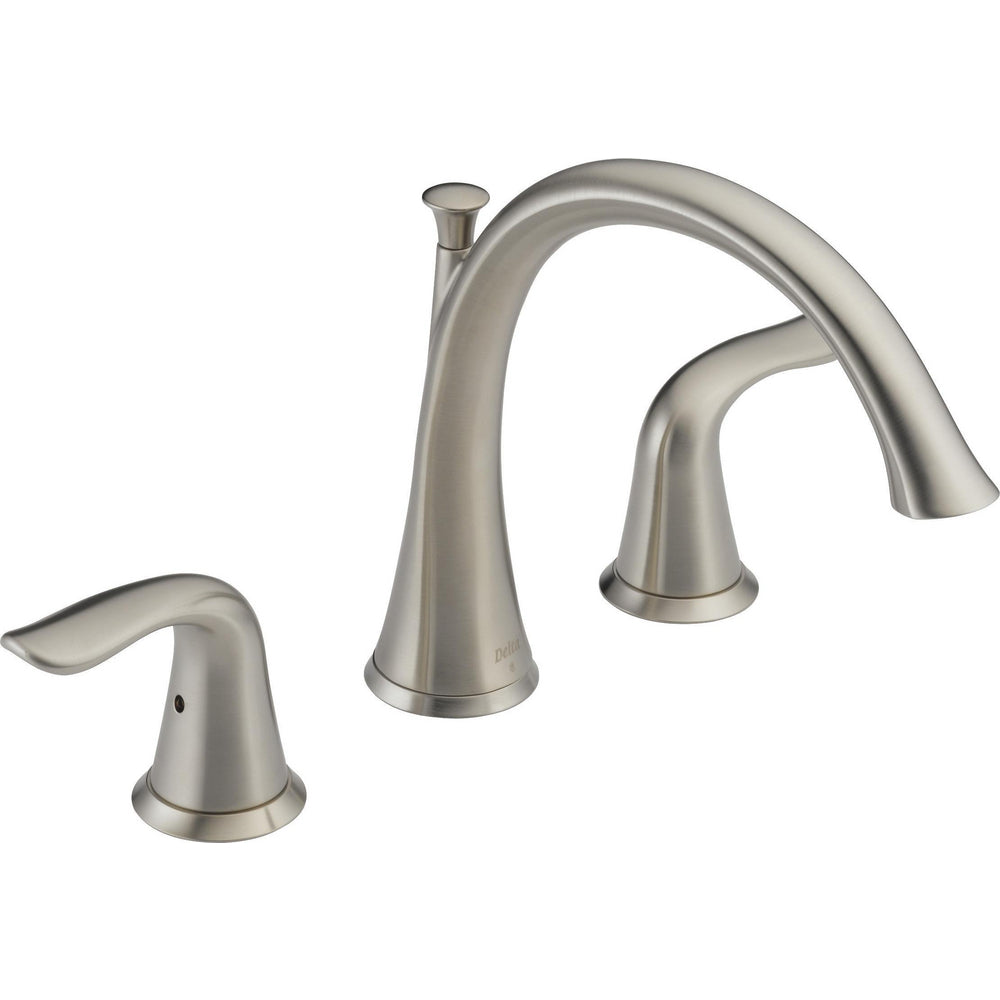 Delta Lahara Two Handle Roman Tub Faucet Trim - Stainless