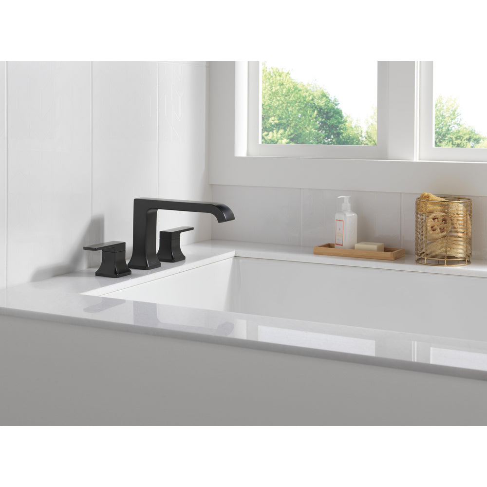 Delta Velum Roman Bathtub Faucet Trim 3 Hole Curved