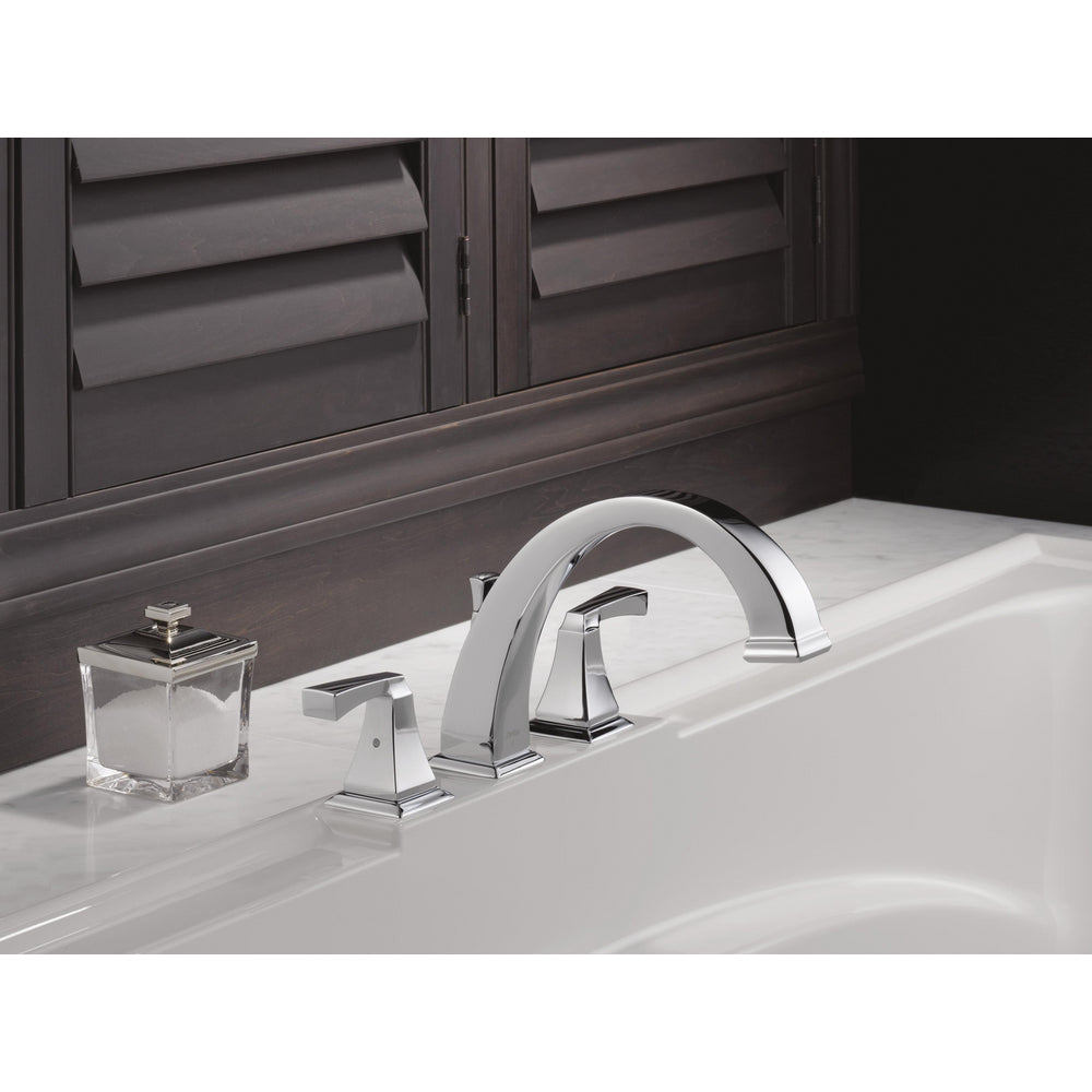 Delta Dryden 3-Hole Roman Tub Trim - Chrome