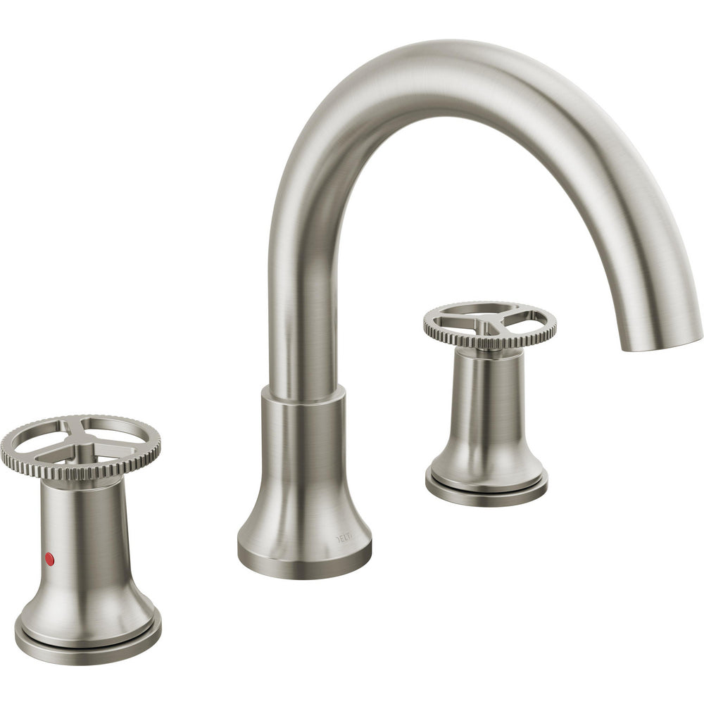 Delta Trinsic Roman Tub Faucet Tri - Stainless Steel