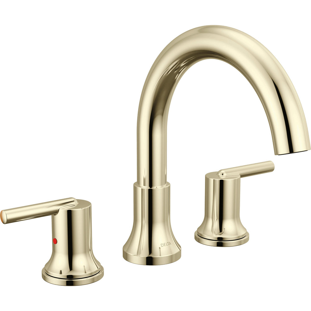 Delta Trinsic 3-Hole Roman Tub Trim - Polished Nickel