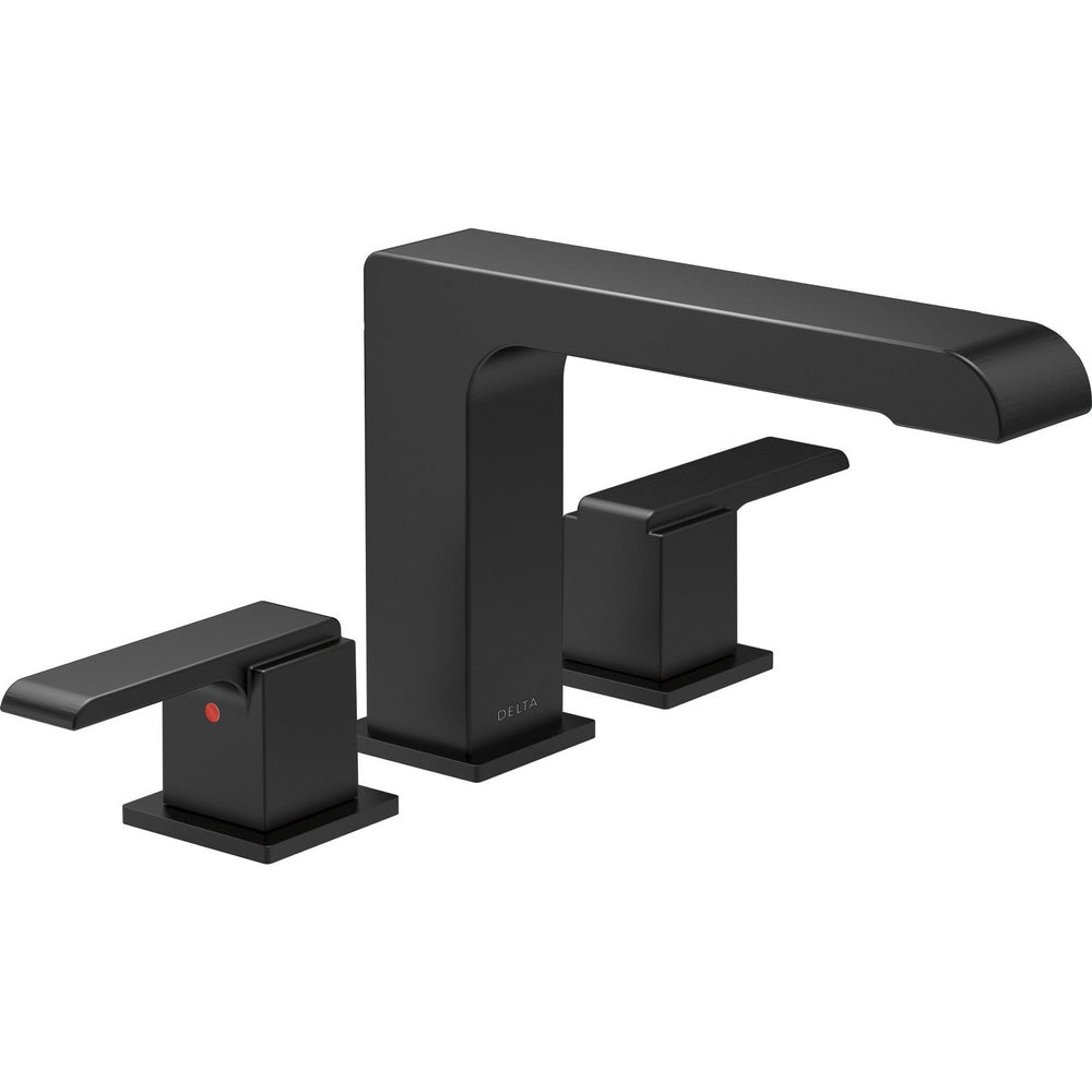 Delta Ara 3-Hole Roman Tub Trim - Matte Black