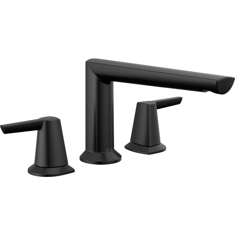 Delta Galeon 3-Hole Roman Tub Trim - Matte Black
