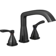 Delta Stryke Three Hole Roman Tub Trim - Matte Black