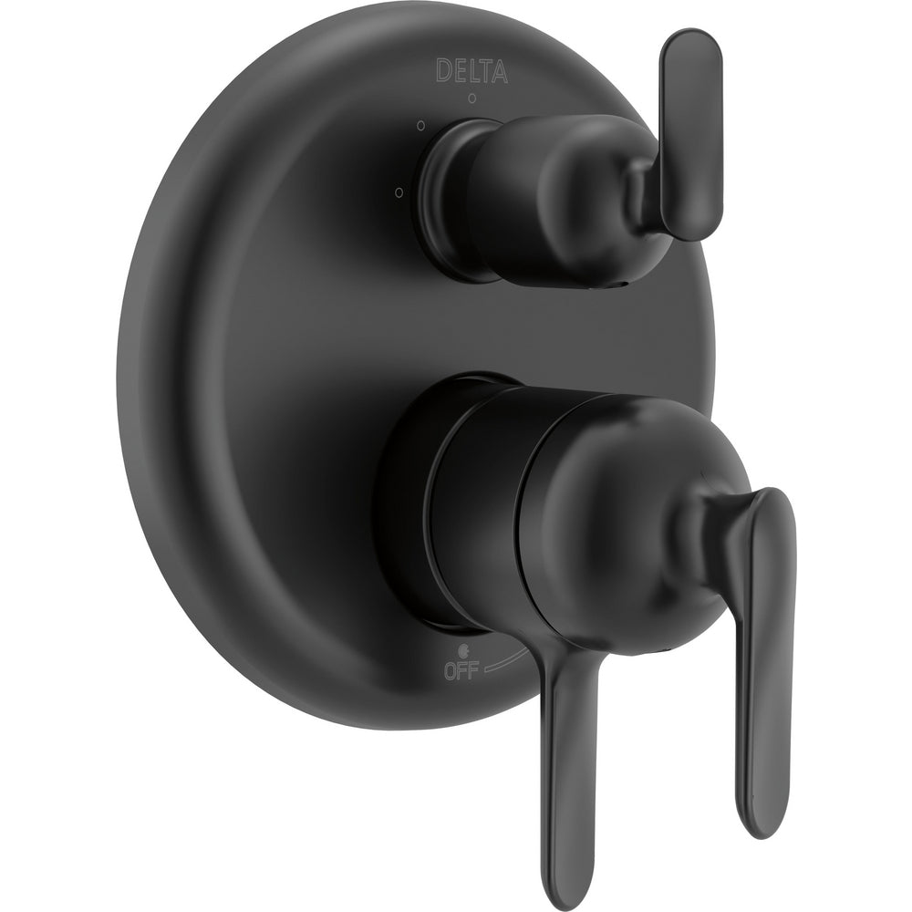 Delta Bonacci 17 Series 3-Setting Integrated Diverter Trim - Matte Black