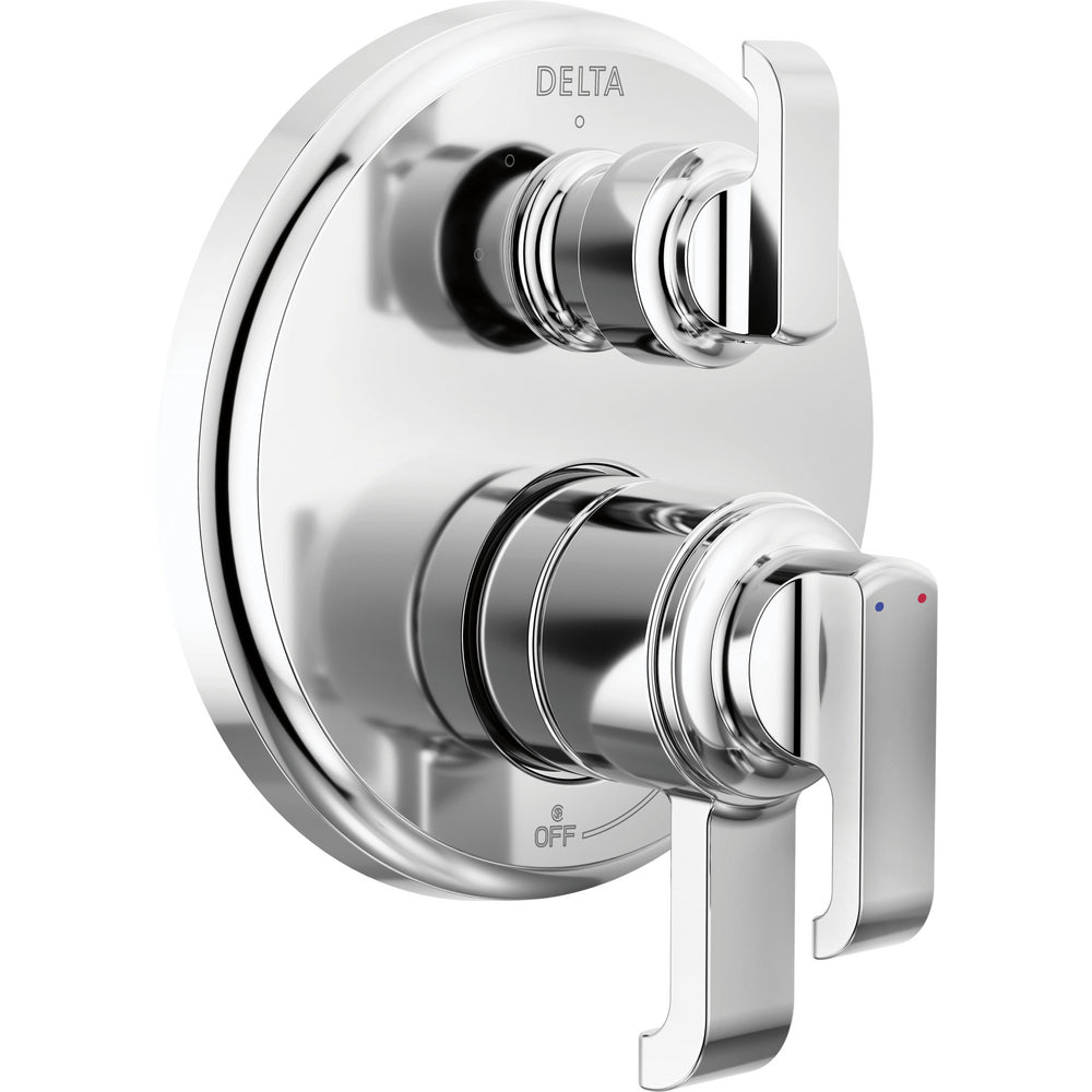 Delta Tetra 17 Series Integrated Diverter Trim 3-Set - Chrome