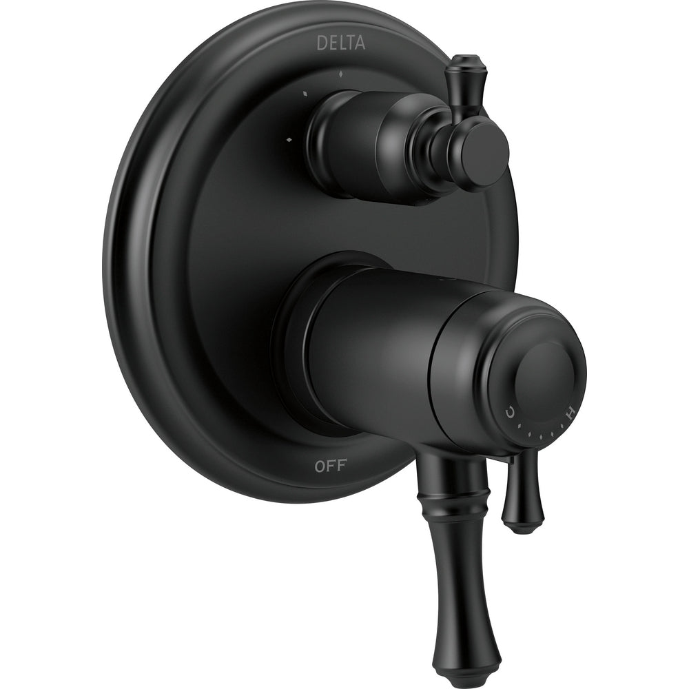 Delta - Intergrated Diverter T Diverter Valve Trim T27897 - Matte Black