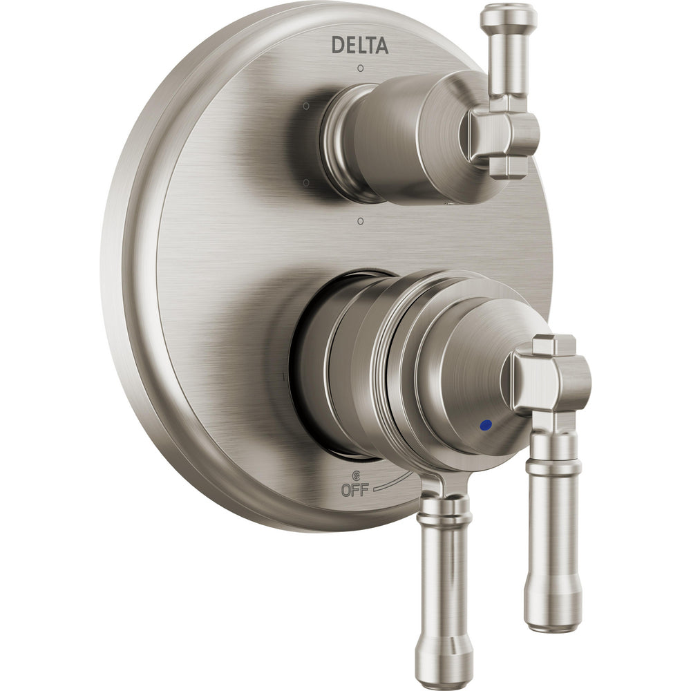 Delta Broderick 17 Series Integrated Diverter Trim 6-Se - Stainless