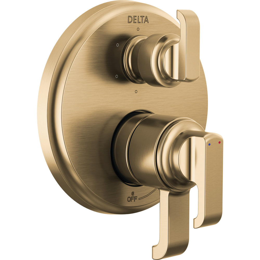 Delta Tetra 17 Series Integrated Diverter Trim 6-Set - Champagne Bronze