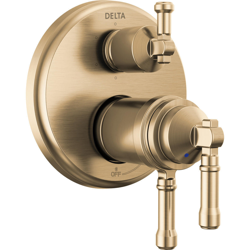 Delta Broderick 17T Series Integrated Diverter Trim 6-S - Champagne Bronze