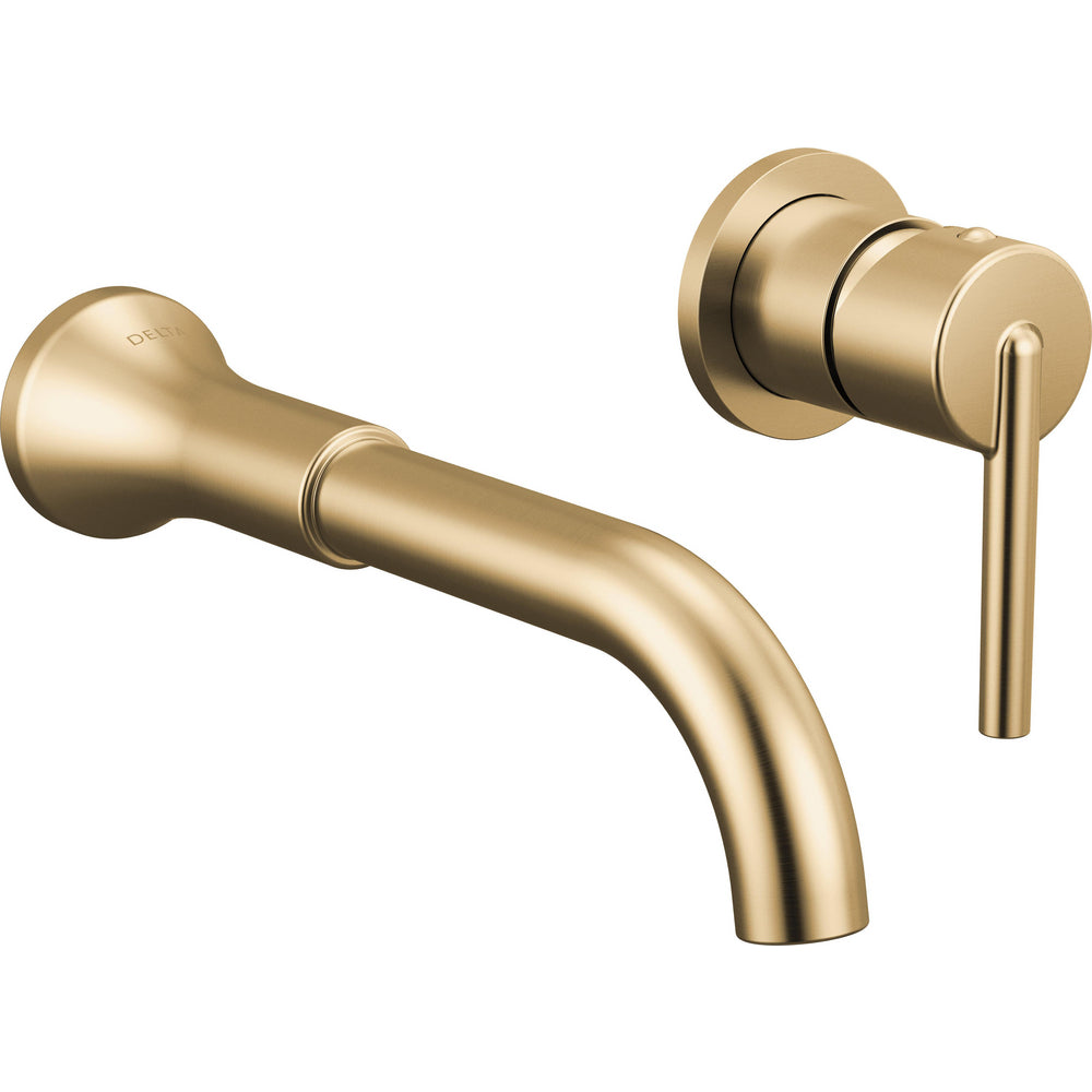 Delta Trinsic Single Handle Wall Mount Lavatory Faucet Trim - Champagne Bronze