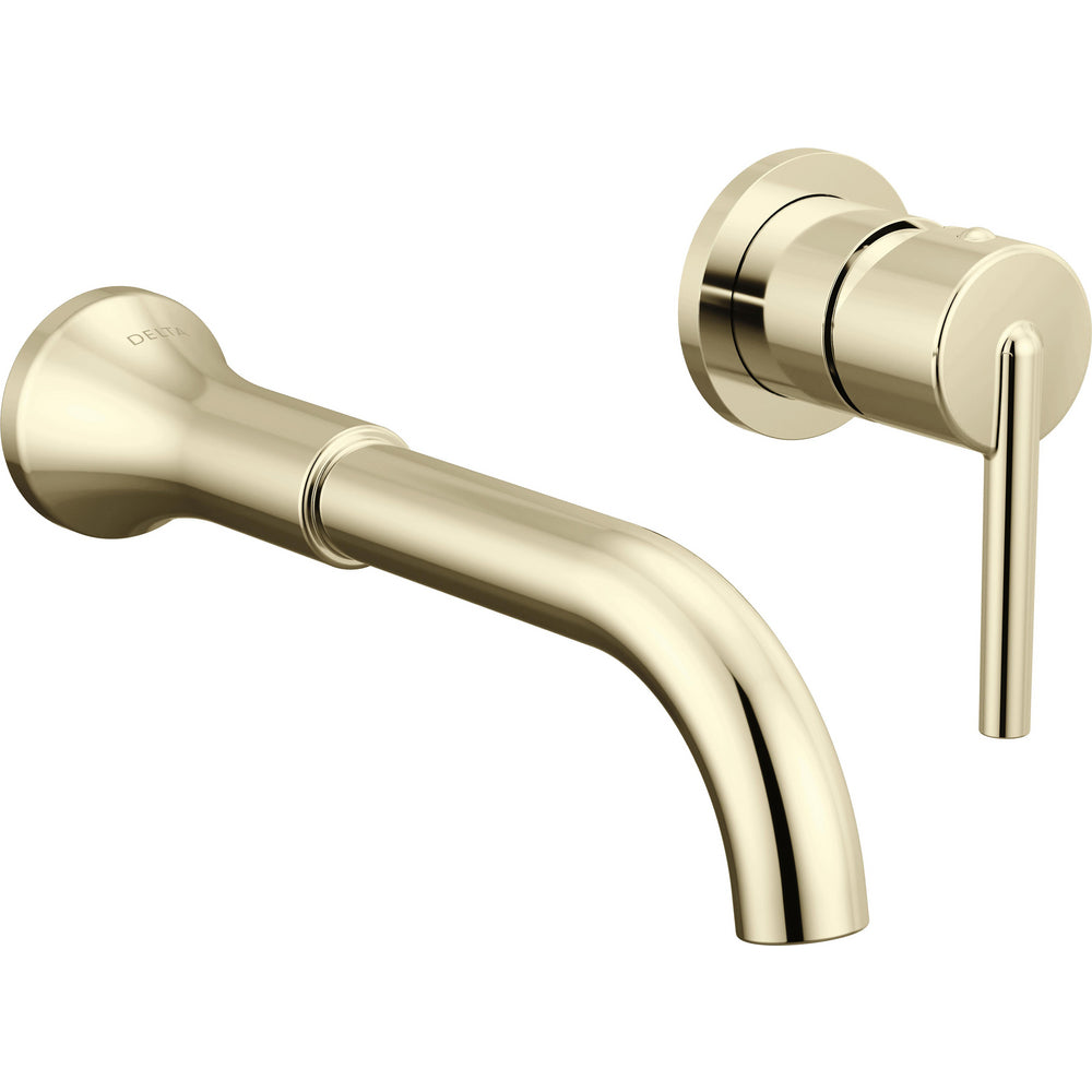 Delta Trinsic Single Handle Wall Mount Lavatory Faucet Trim - Polished Nickel