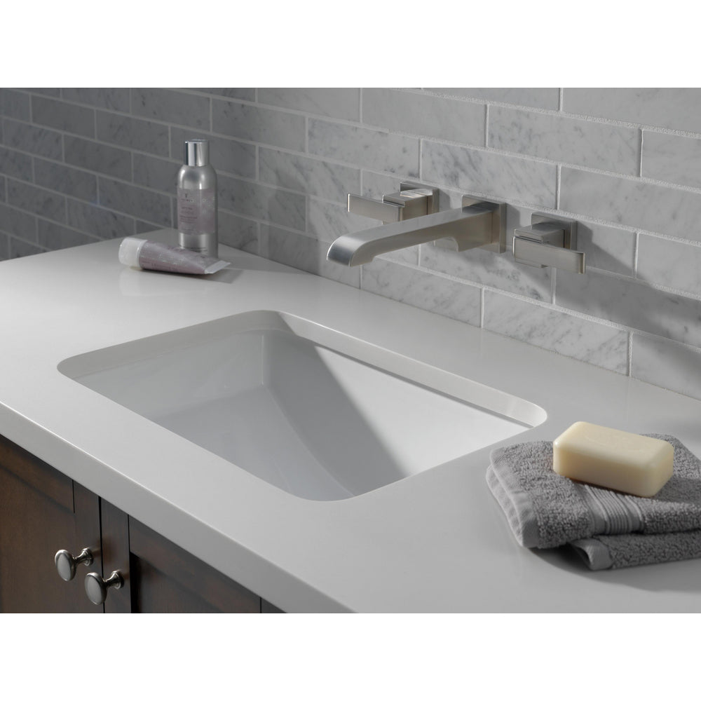Delta Ara Wall-Mount Bathroom Faucet - Stainless