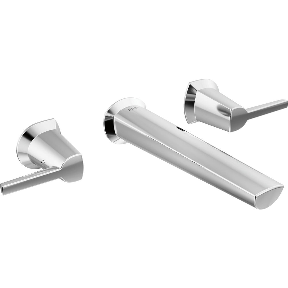 Delta Galeon Two Handle Wall Mount Bathroom Faucet - Chrome