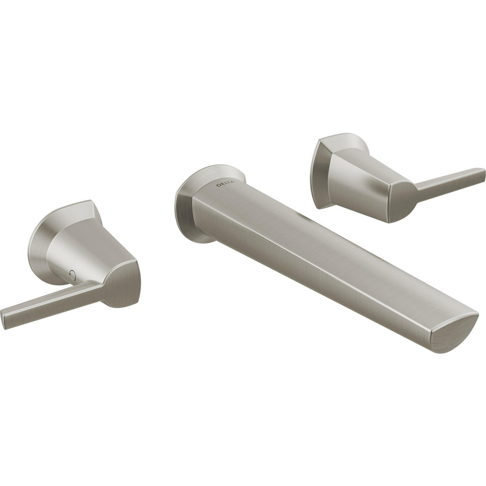 Delta Galeon Two Handle Wall Mount Bathroom Faucet - Stainless