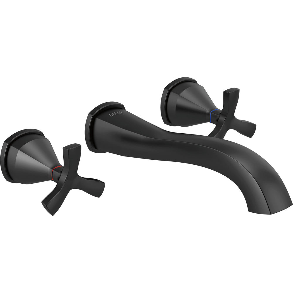 Delta Stryke Wall Mounted Lav Trim - Matte Black