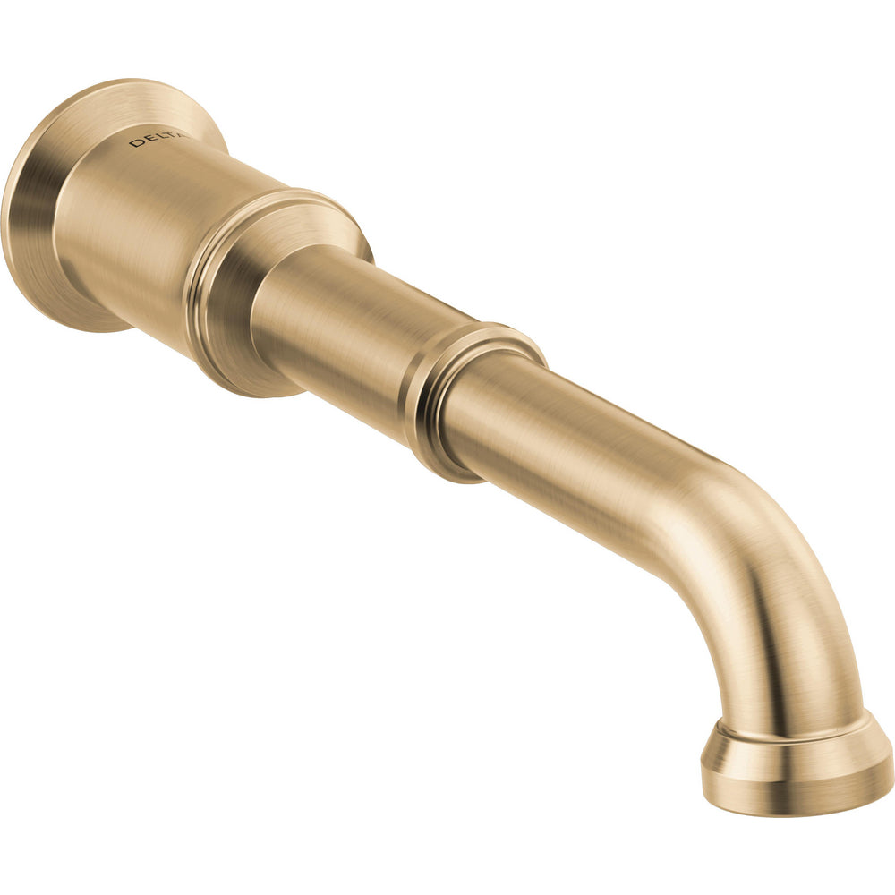 Delta Broderick Wall-Mount Bathroom Faucet - Champagne Bronze